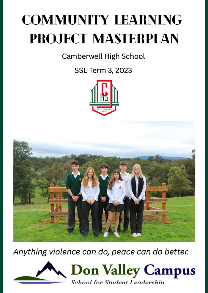 Camberwell High School, CLP Term 3 2023, Don Valley Campus