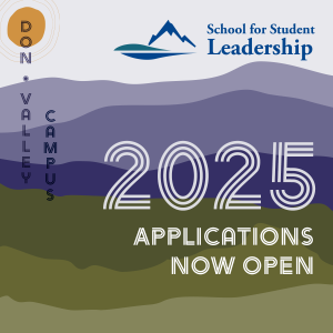 2025 Applications now Open for the School for Student Leadership